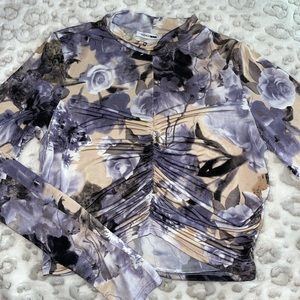 Fashion Nova Floral Crop Top 🤍